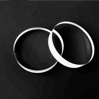 Powlekane AR Plano wypukłe sferyczne topione soczewki krzemionkowe z powłoką antyrefleksyjną